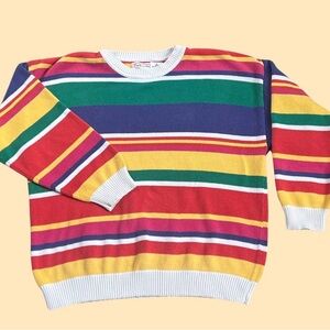 Faded stripped sweater